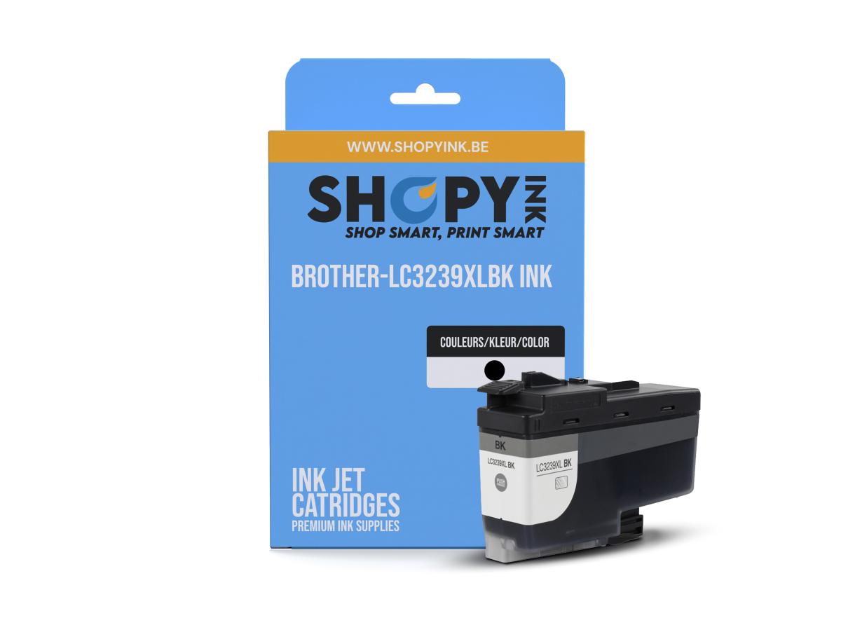 Brother LC-3239 Zwart – Brother LC-3239 (LC-3239XLBK) – Inktcartridge Zwart Compatibel – ShopyInk België