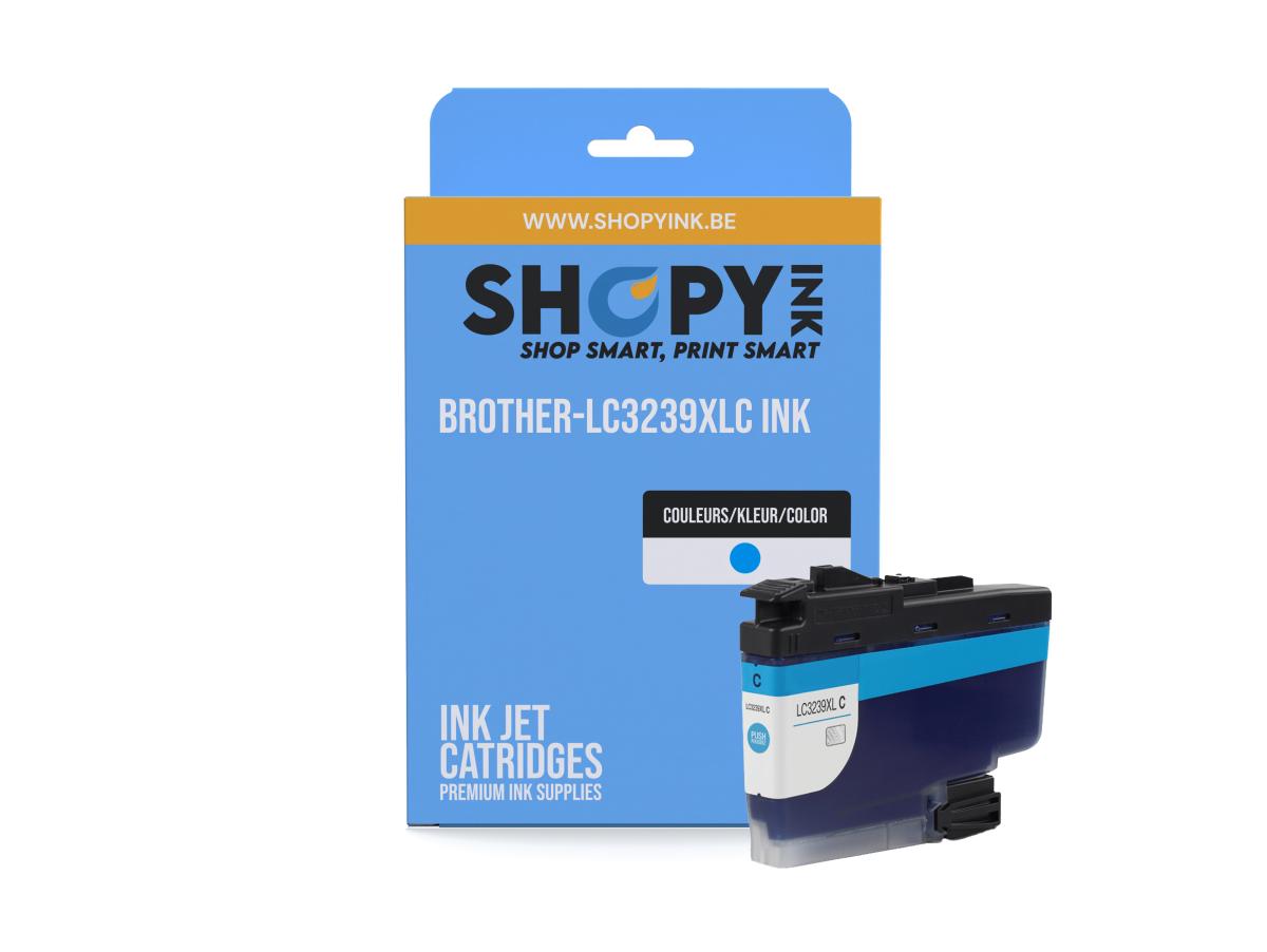 Brother LC-3239 Cyaan – Brother LC-3239 (LC-3239XLC) – Inktcartridge Cyaan Compatibel – ShopyInk België