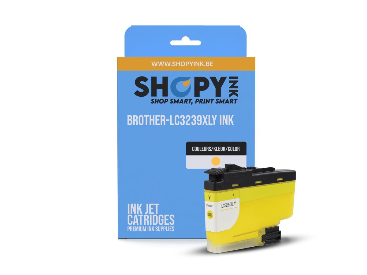 Brother LC-3239 Geel – Brother LC-3239 (LC-3239XLY) – Inktcartridge Geel Compatibel – ShopyInk België