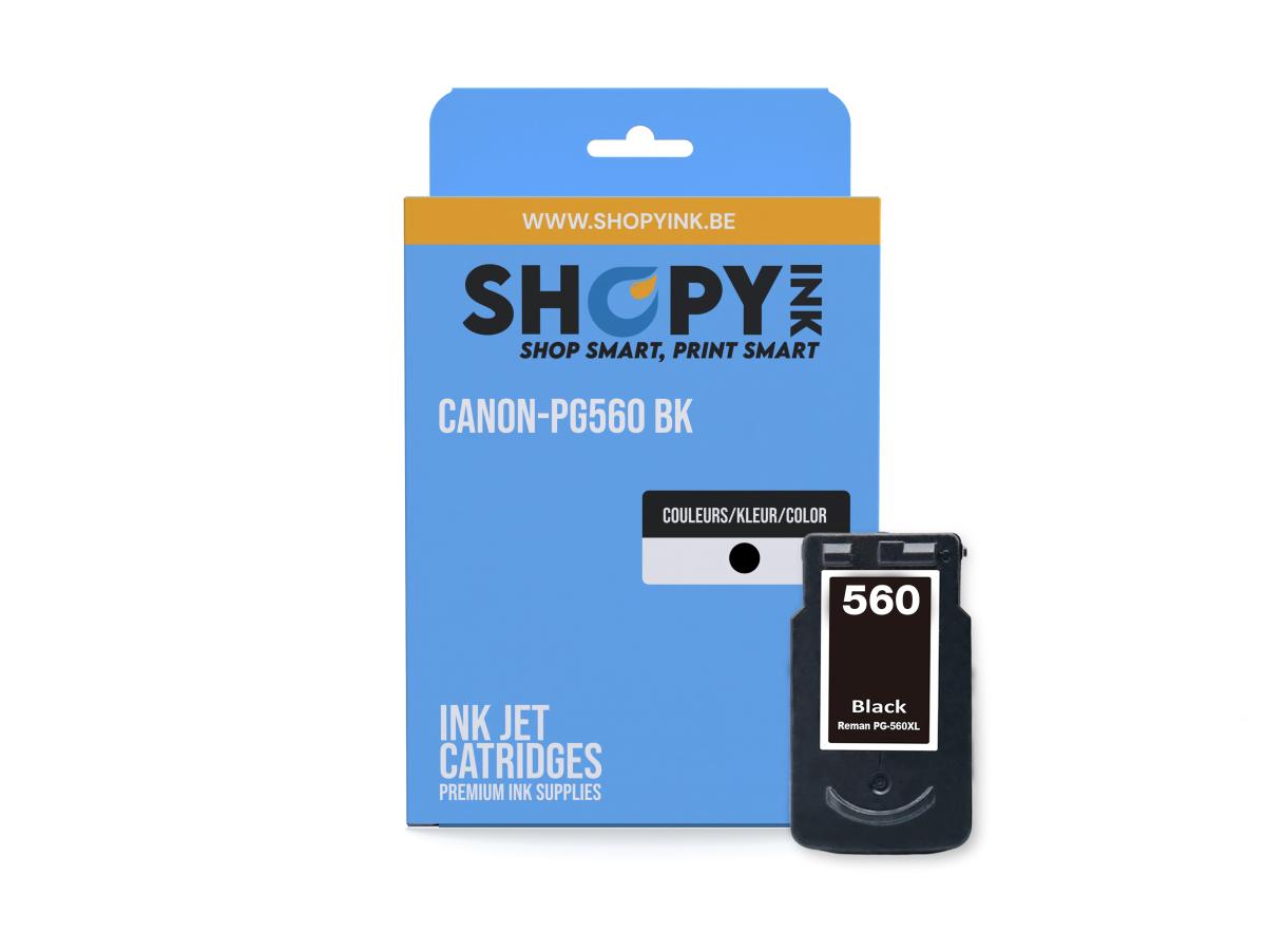 Canon CL-561 Zwart – Canon PG-560 (PG-560) – Inktcartridge Zwart Compatibel – ShopyInk België