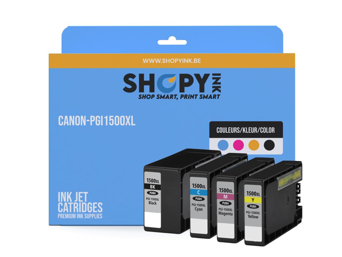 Canon PGI-1500 Pack – Canon PGI-1500 (PGI-1500XL BK) – Inktcartridge Pack Compatibel – ShopyInk België