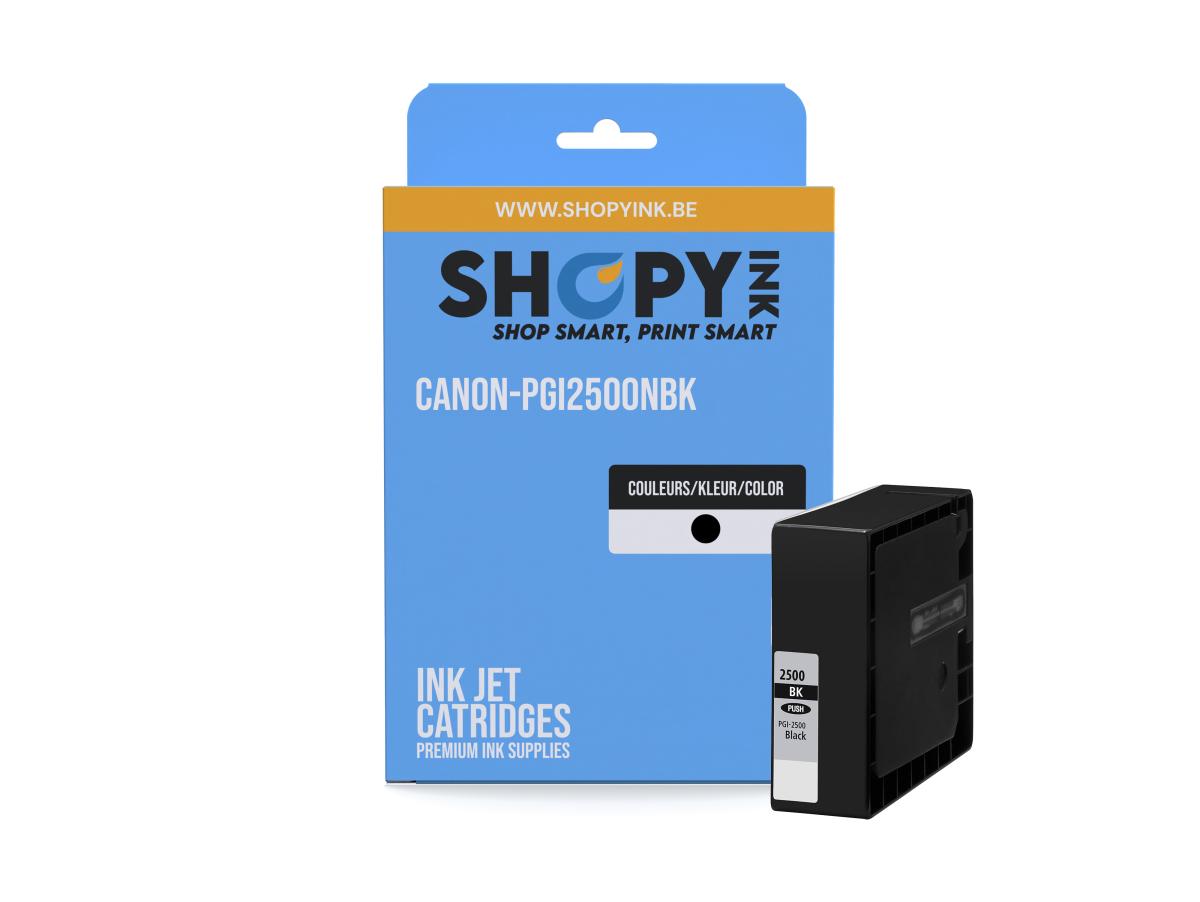 Canon PGI-2500 Zwart – Canon PGI-2500 (PGI-2500BK) – Inktcartridge Zwart Compatibel – ShopyInk België