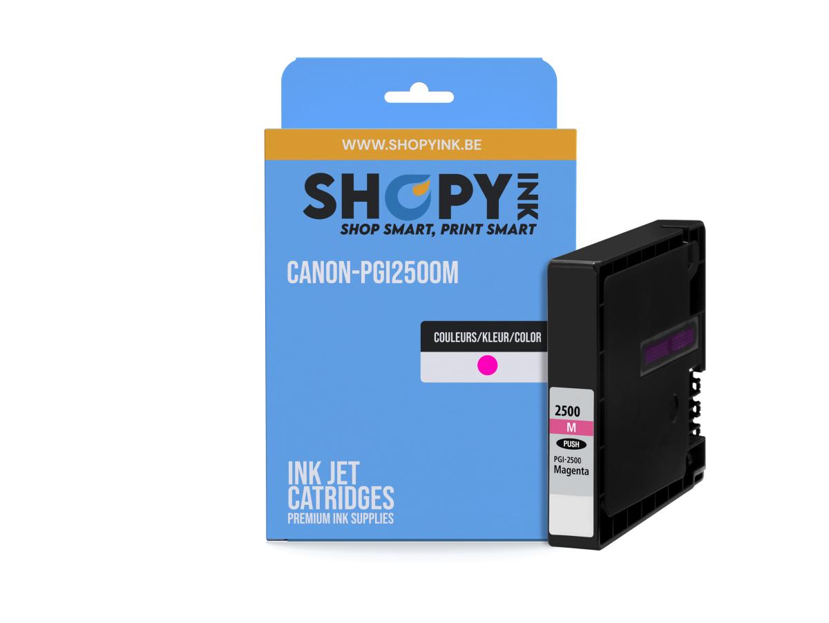 Canon PGI-2500 Magenta – Canon PGI-2500 (PGI-2500M) – Inktcartridge Magenta Compatibel – ShopyInk België