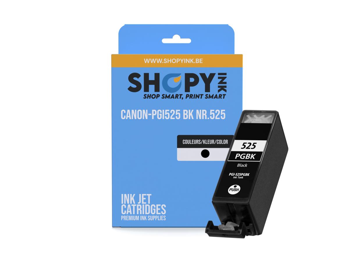 Canon PGI-525 Zwart – Canon PGI-525 (8435490639119) – Inktcartridge Zwart Compatibel – ShopyInk België