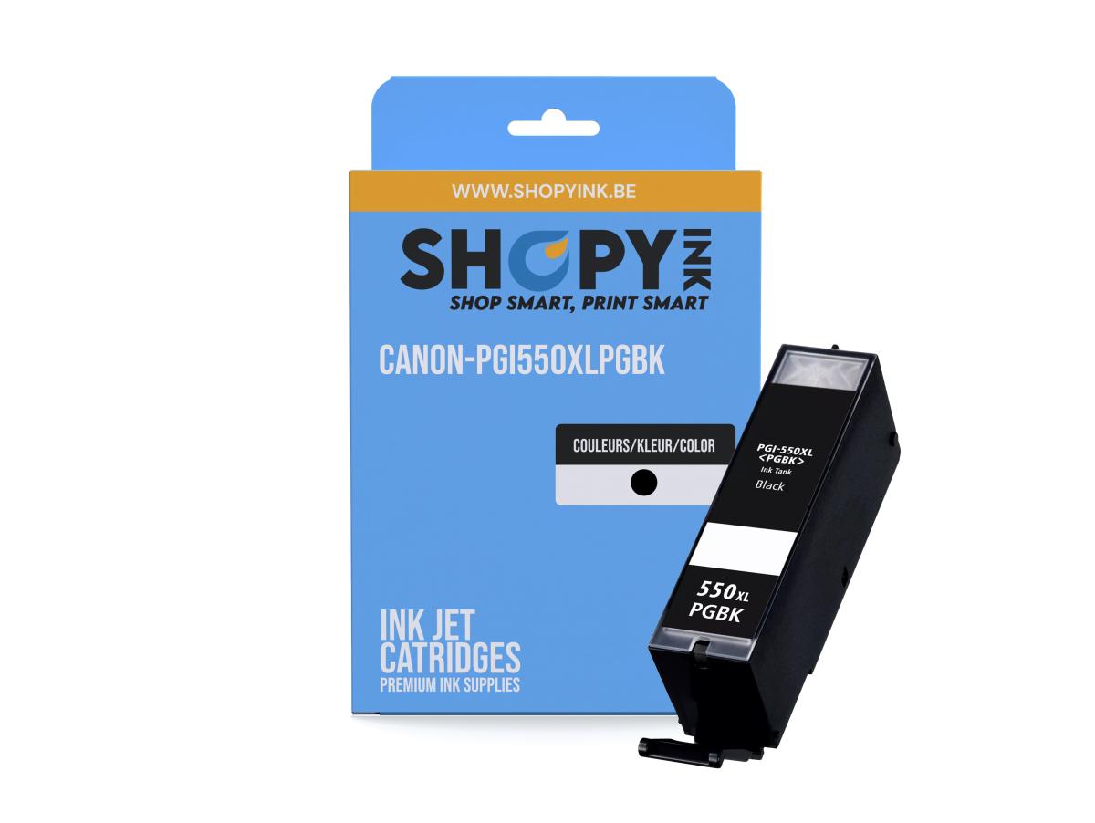 Canon PGI-550 Zwart – Canon PGI-550 (PGI-550PGBK XL) – Inktcartridge Zwart Compatibel – ShopyInk België