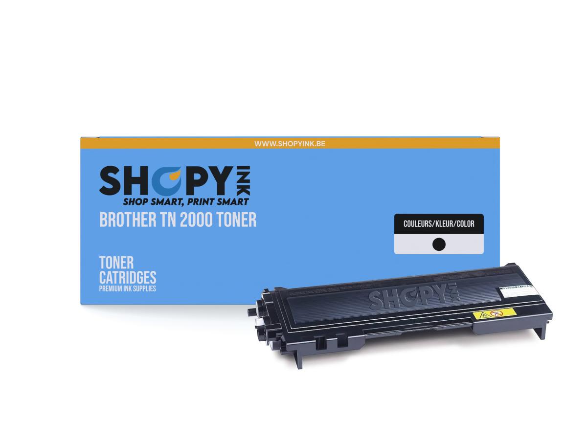 Brother TN-2000 Zwart – Brother TN-2000 (TN 2000) – Toner Zwart Compatibel – ShopyInk België