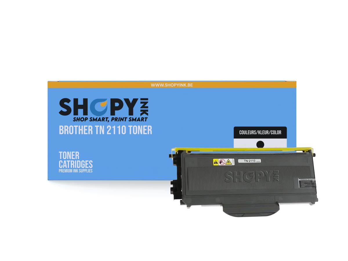 Brother TN-2110 Zwart – Brother TN-2110 (TN 2110) – Toner Zwart Compatibel – ShopyInk België