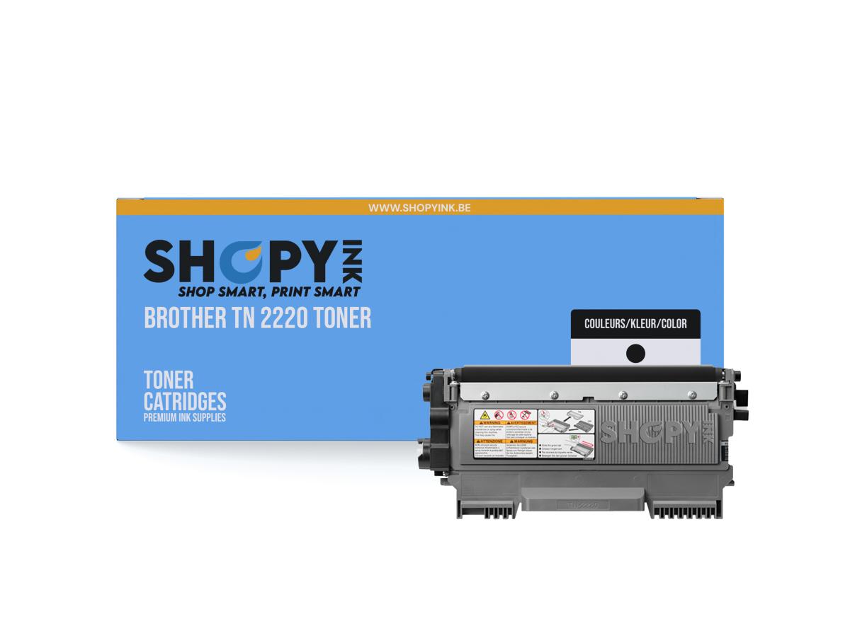Brother TN-2220 Zwart – Brother TN-2220 (TN-2220) – Toner Zwart Compatibel – ShopyInk België