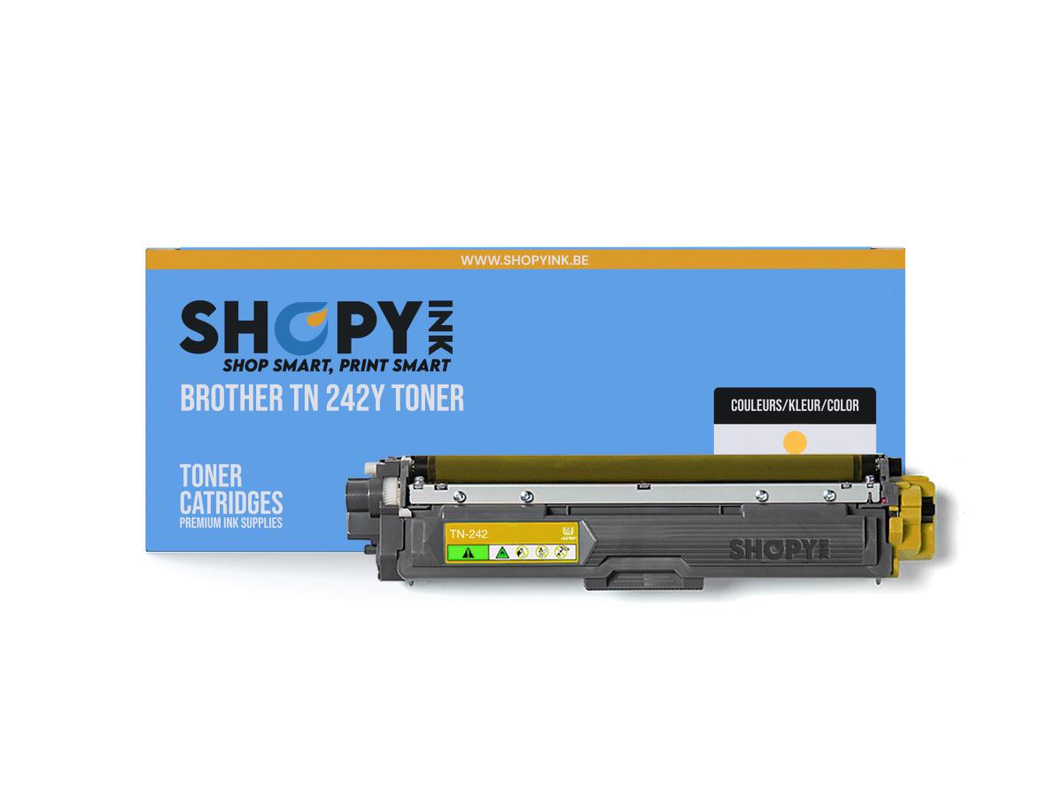 Brother TN-242 Geel – Brother TN-242 (TN-242Y) – Toner Geel Compatibel – ShopyInk België