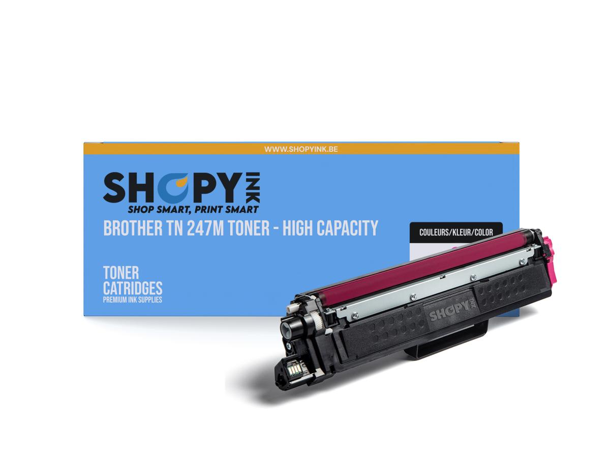 Brother TN-247 Magenta – Brother TN-247 (TN-247M) – Toner Magenta Compatibel – ShopyInk België