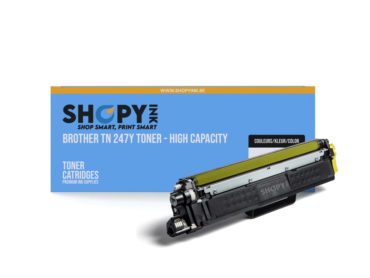 Brother TN-247 Geel – Brother TN-247 (TN-247Y) – Toner Geel Compatibel – ShopyInk België
