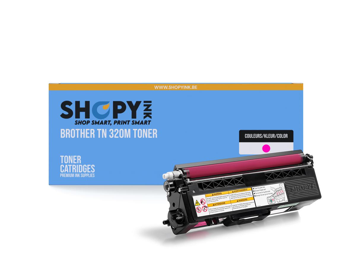Brother TN-320 Magenta – Brother TN-320 (TN-320M) – Toner Magenta Compatibel – ShopyInk België