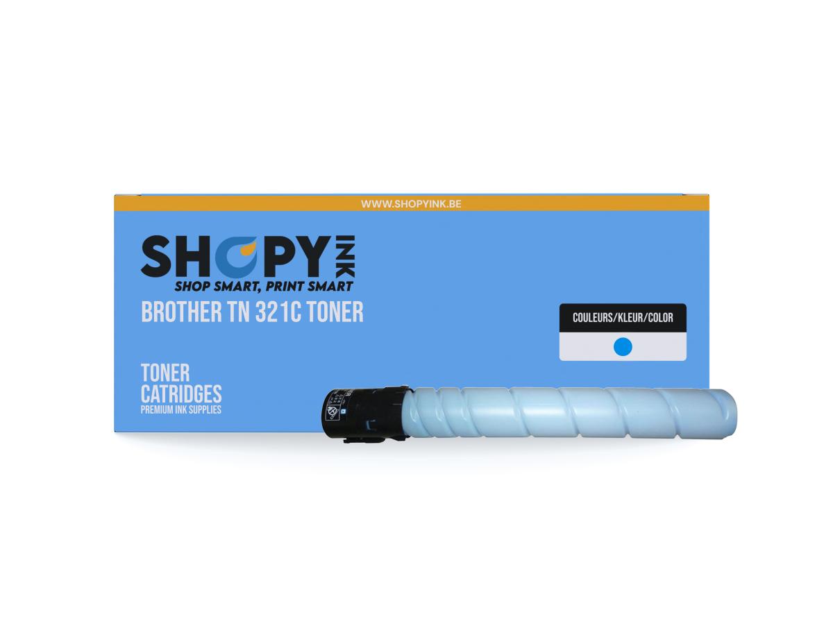 Brother TN-321 Cyaan – Brother TN-321 (TN-321C) – Toner Cyaan Compatibel – ShopyInk België