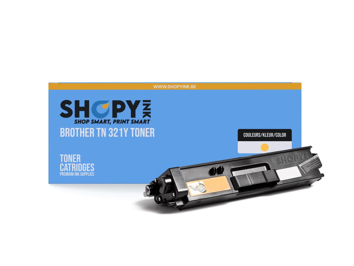 Brother TN-321 Geel – Brother TN-321 (TN-321Y) – Toner Geel Compatibel – ShopyInk België