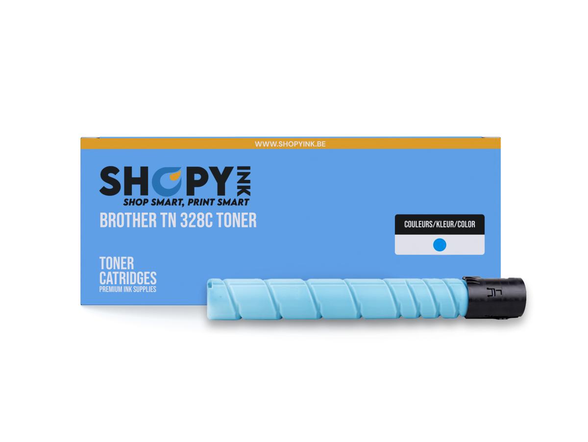 Brother TN-328 Cyaan – Brother TN-328 (TN-328C) – Toner Cyaan Compatibel – ShopyInk België