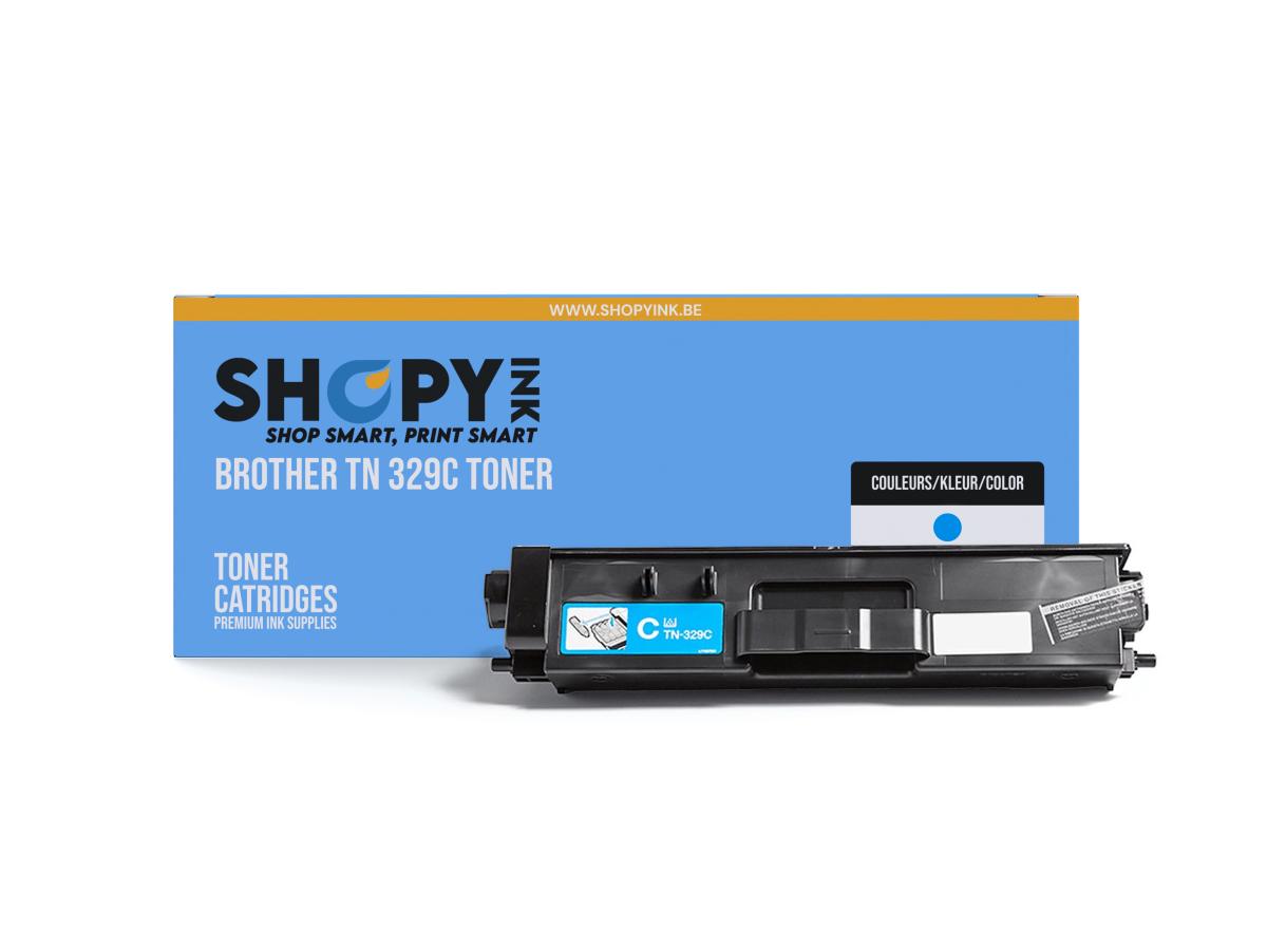 Brother TN-329 Cyaan – Brother TN-329 (TN-329C) – Toner Cyaan Compatibel – ShopyInk België