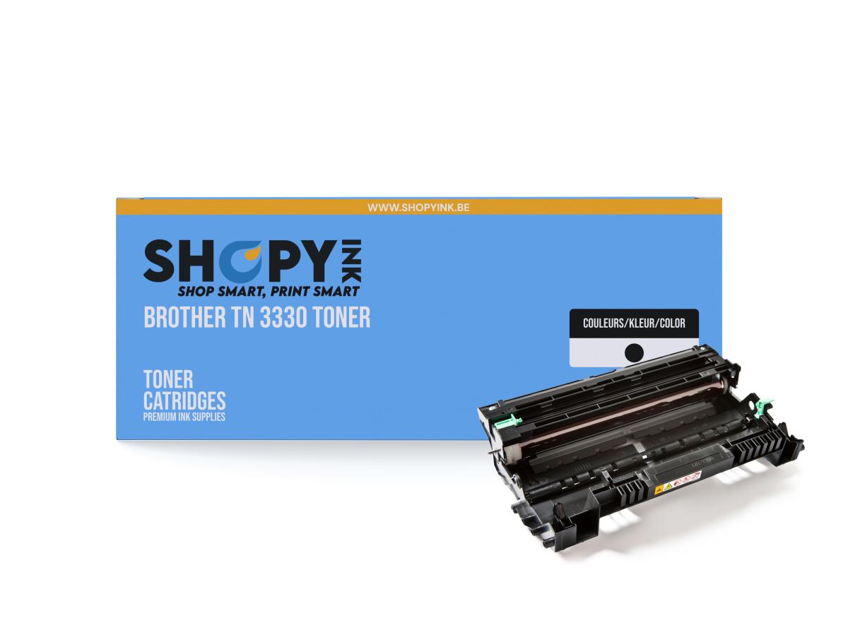 Brother TN-3330 Zwart – Brother TN-3330 (TN-3330) – Toner Zwart Compatibel – ShopyInk België