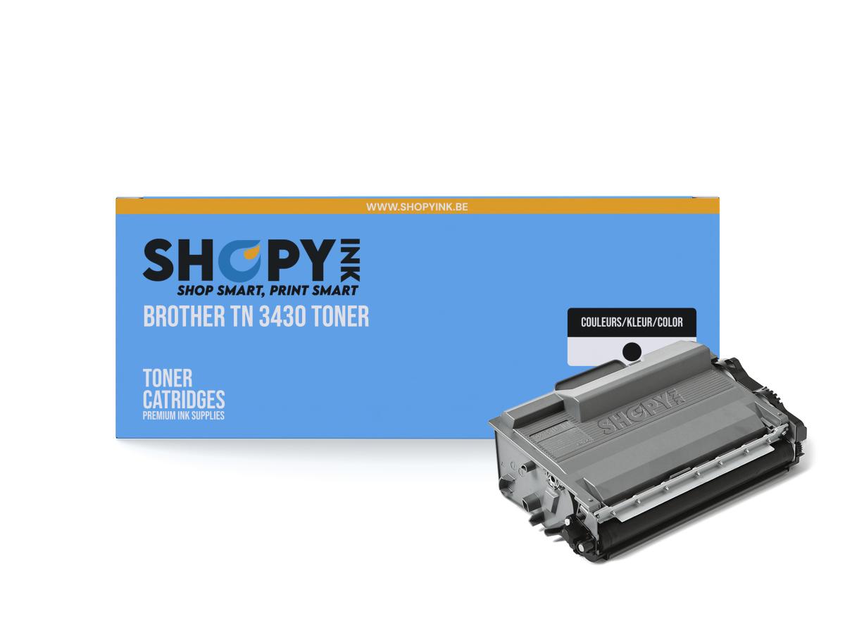 Brother TN-3430 Zwart – Brother TN-3430 (TN-3430) – Toner Zwart Compatibel – ShopyInk België