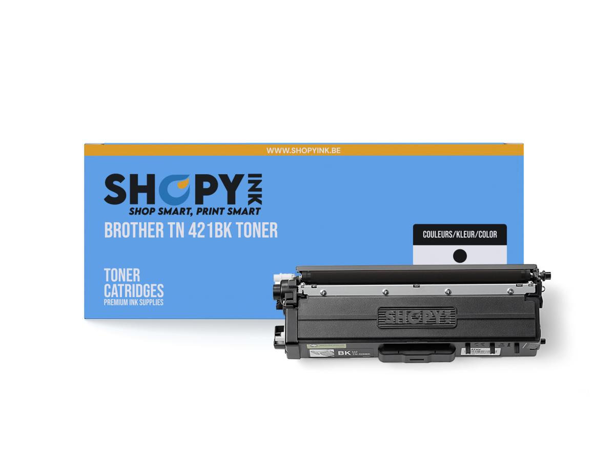 Brother TN-421 Zwart – Brother TN-421 (TN-421BK) – Toner Zwart Compatibel – ShopyInk België