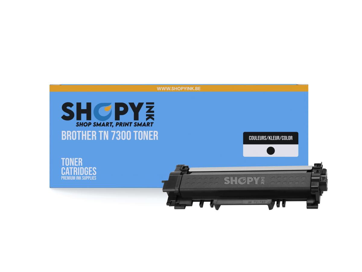 Brother TN-7300 Zwart – Brother TN-7300 (TN-7600) – Toner Zwart Compatibel – ShopyInk België