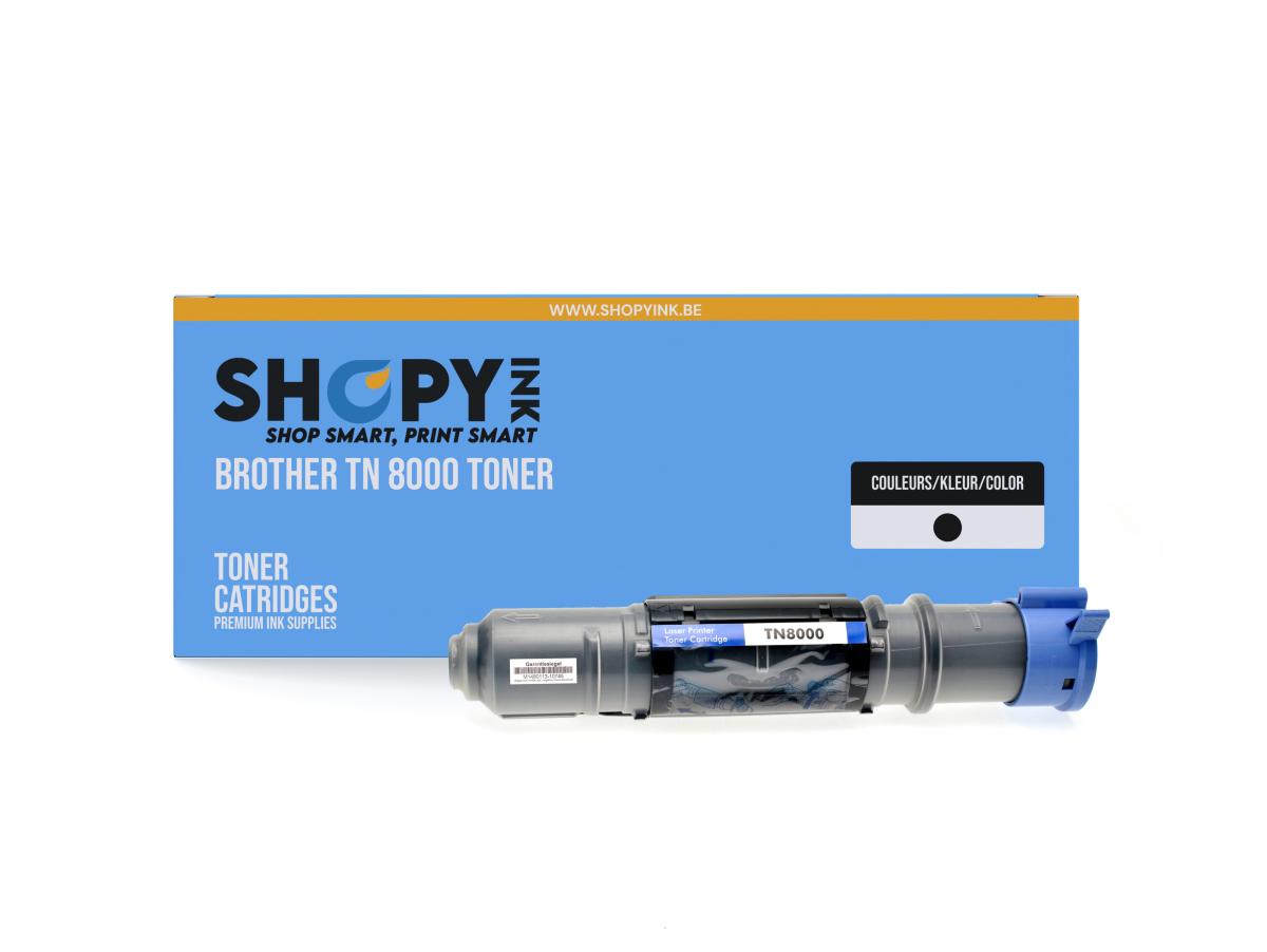 Brother TN-8000 Zwart – Brother TN-8000 (TN-8000) – Toner Zwart Compatibel – ShopyInk België