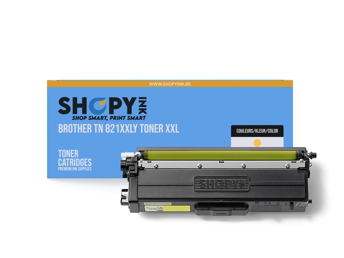 Brother TN-821 Geel – Brother TN-821 XXL (TN-821XXLY) – Toner Geel Compatibel – ShopyInk België