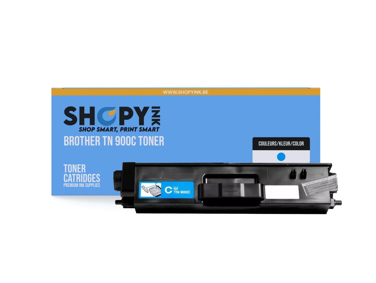 Brother TN-900 Cyaan – Brother TN-900 (TN-900C) – Toner Cyaan Compatibel – ShopyInk België