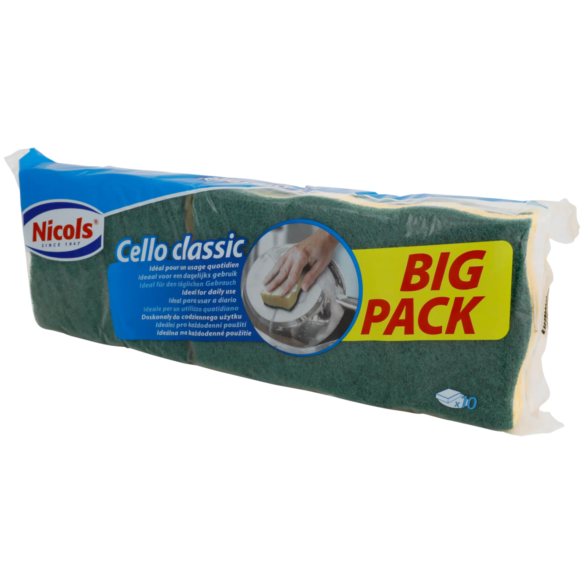 ShopyInk Sponzen en cellulose Nicols – 10 pièces