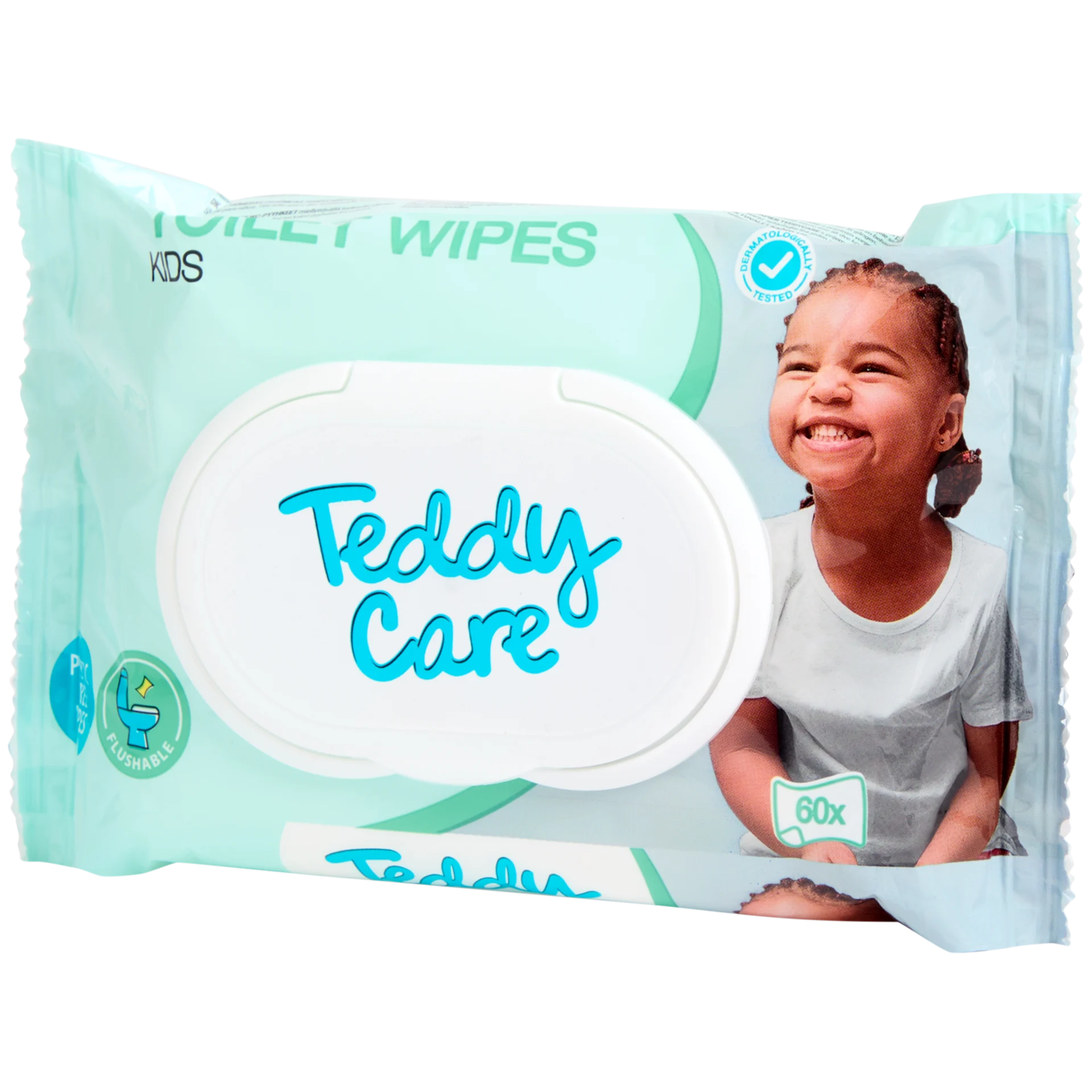 ShopyInk Vochtige doekjes Teddy Care – 60 pièces